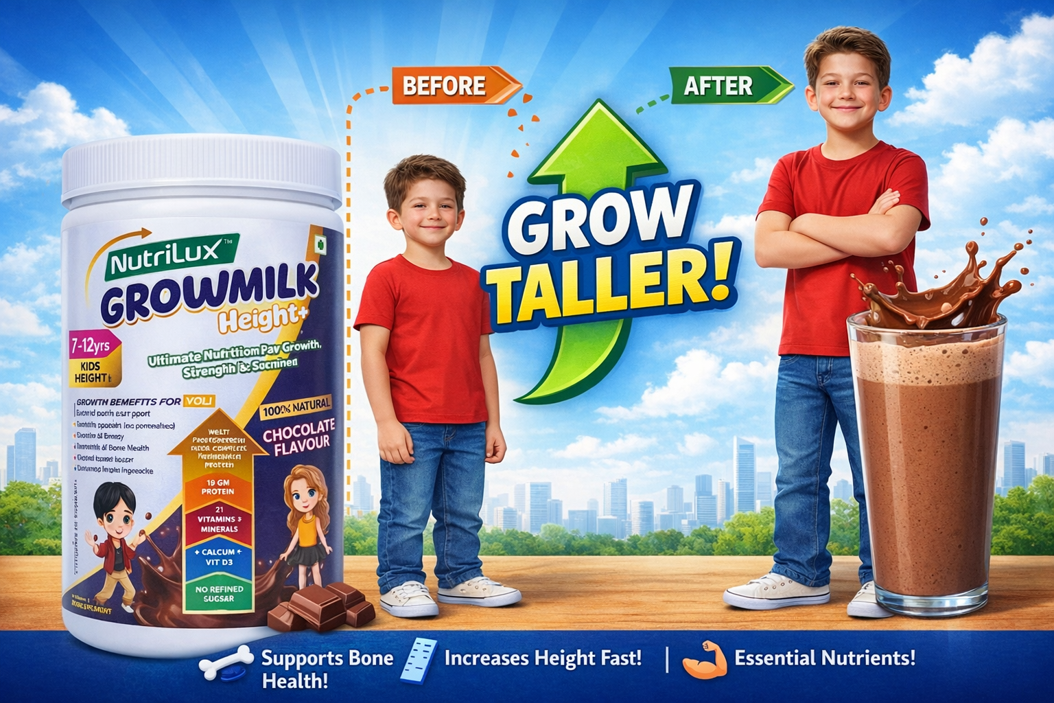 Height growth drink NutriLux