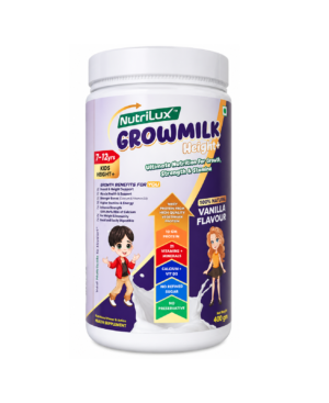 NutriLux Growmilk 400gm Vanila Jar