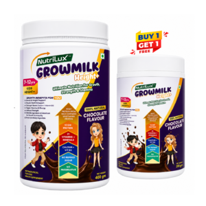 NutriLux High-Protein Grow Milk for Kids 7–12 Years, Buy 1 Get 1 Free 200g