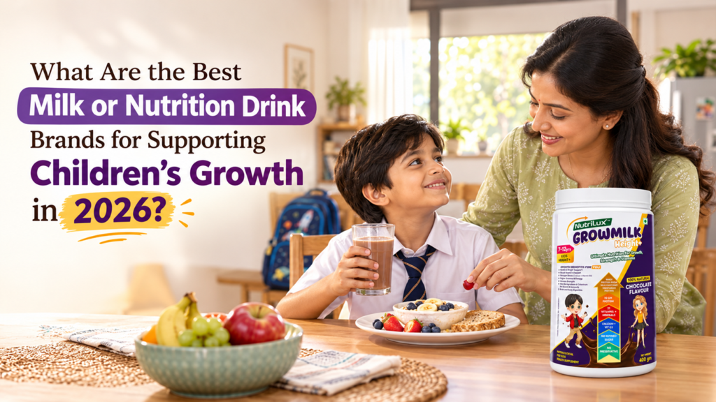 Best Nutrition Drinks for Kids in India